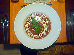 Italská rajčatová polévka